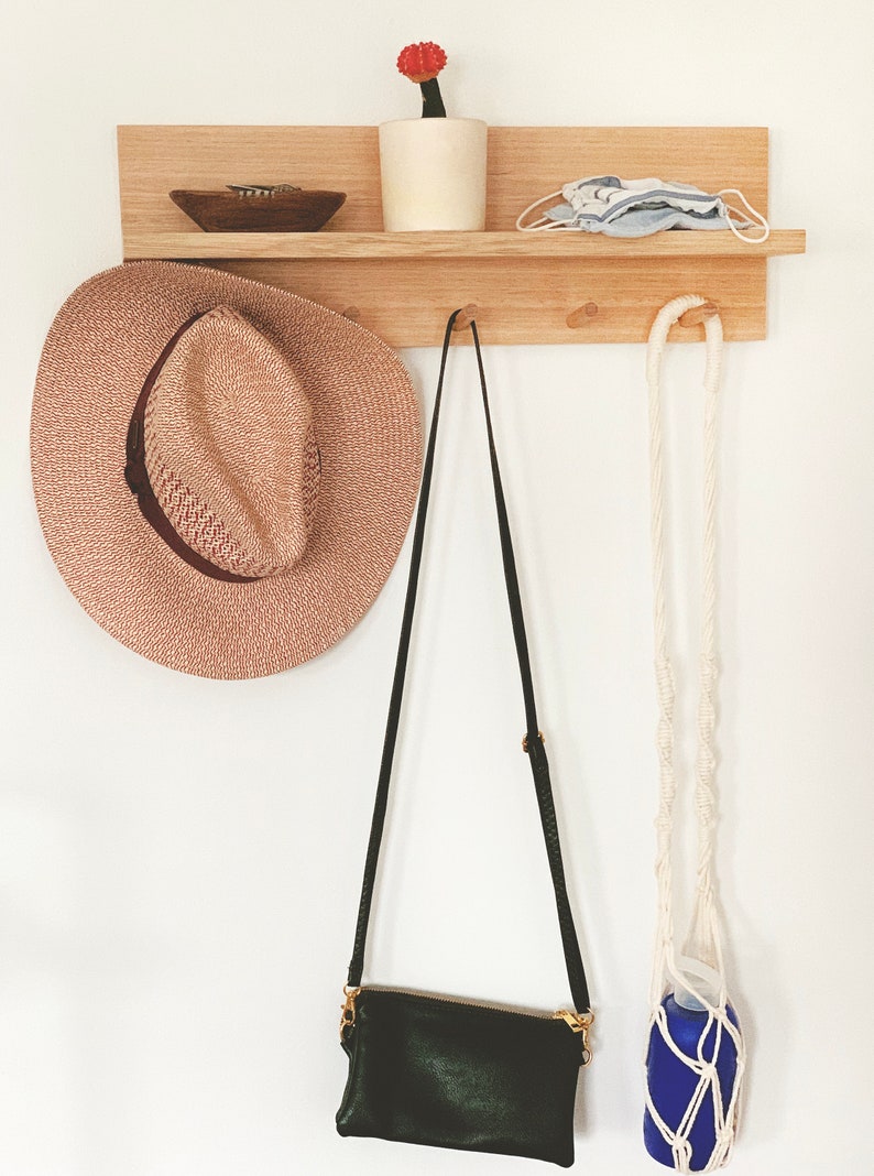 Coat Rack Shelf no Mail Holder Coat Rack Wall Mount Etsy