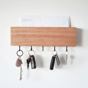 Mail and Key Holder (Hook) -  Mail Holder, Key Holder for Wall, Entryway Key Holder, Key Rack, Mail Organiser, Housewarming Gift