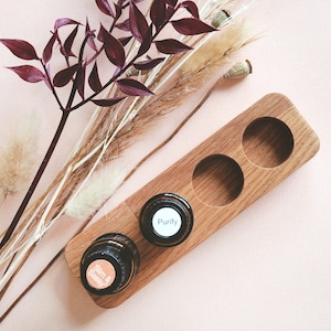 Essential Oil Storage (Hardwood) - Mother&#39;s Day Gift, Oak Oil Rack, Wooden oil storage, Essential Oil Holder, Oil Stand, Gift for Mum