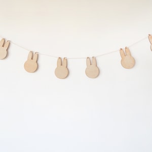 Easter Bunny Garland - Easter Bunny Bunting, Easter Garland, Easter Banner, Easter Decorations, Garland for Mantle, Easter Bunny Garland