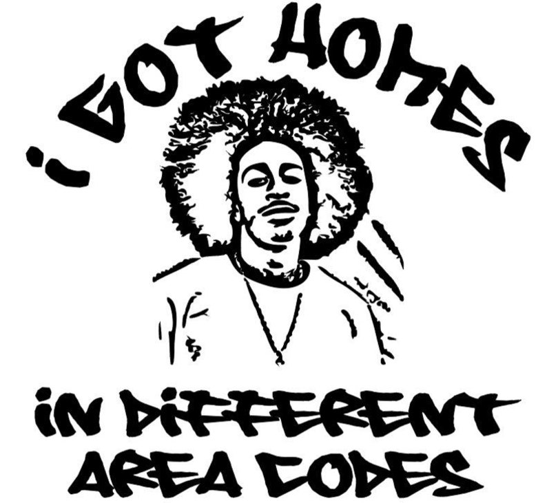 I Got Homes in Different Area Codes Ludacris SVG (Download Now) Etsy