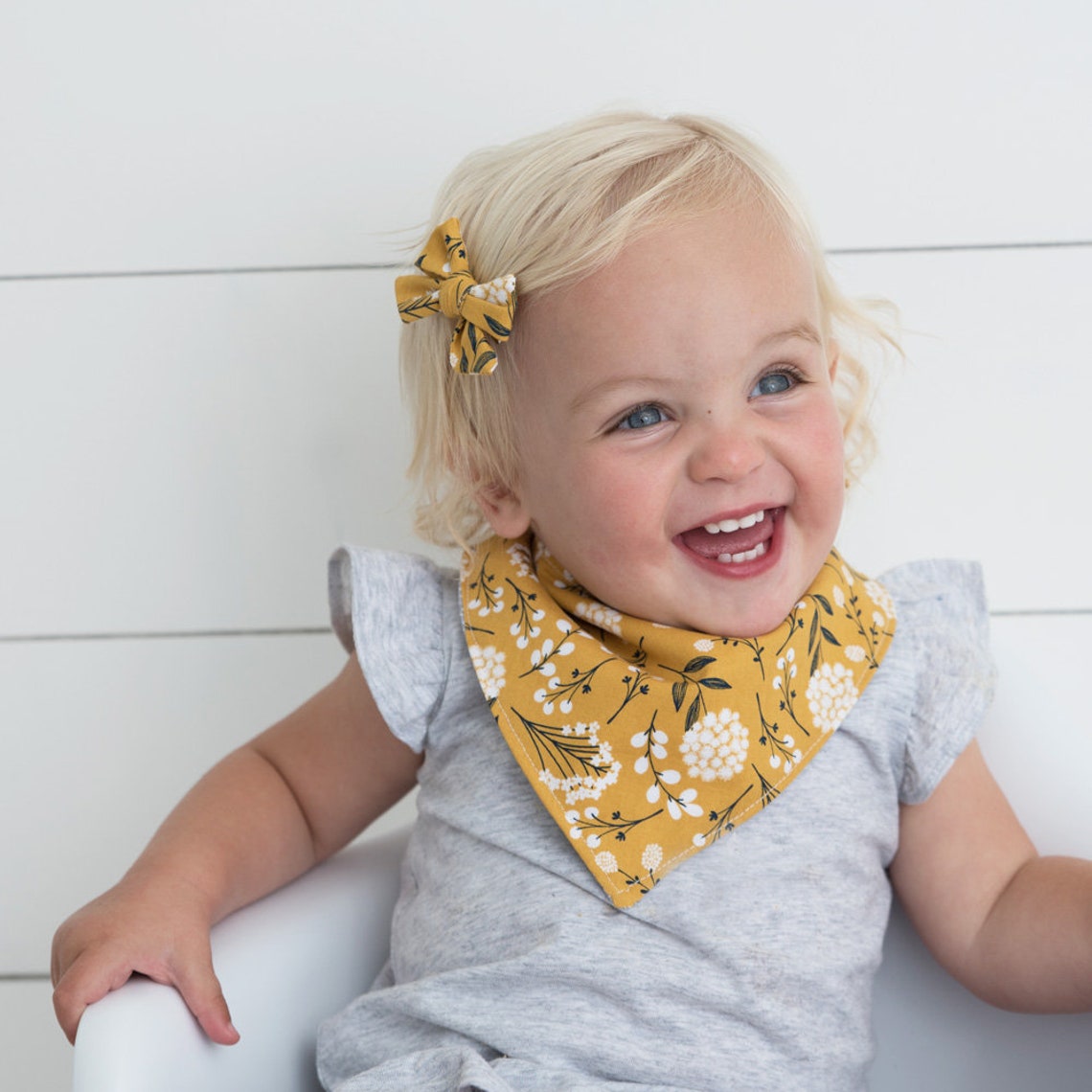 Cute Baby Gift Set Burp Cloth Bib Girl Fabric Etsy