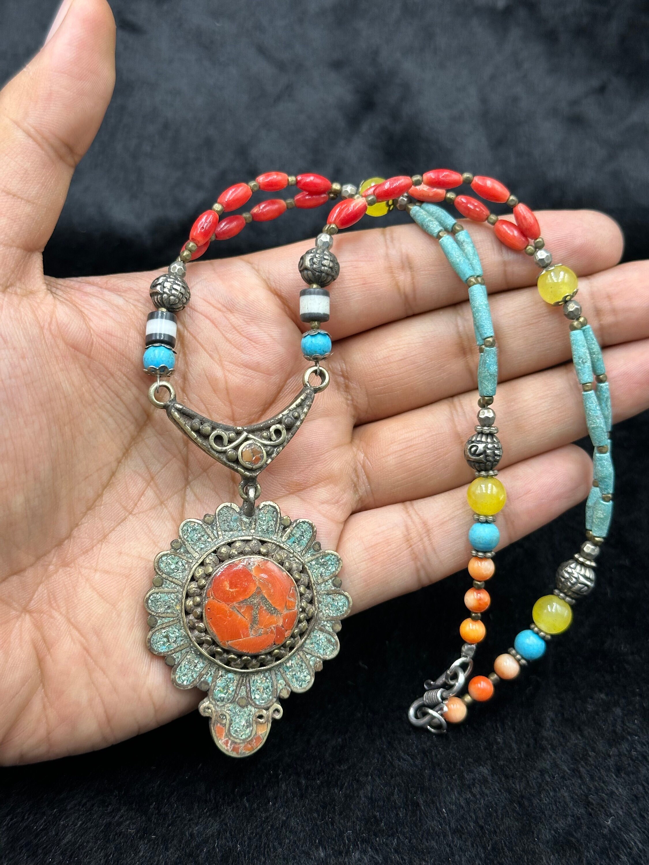 【a-70】　Old new Tibetan style necklace il_fullxfull.4878792273_lmmf.jpg
