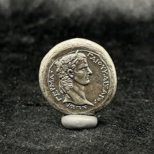 Beautiful Ancient Roman Greek Coin With Greek Writing Foreign Coin Collection