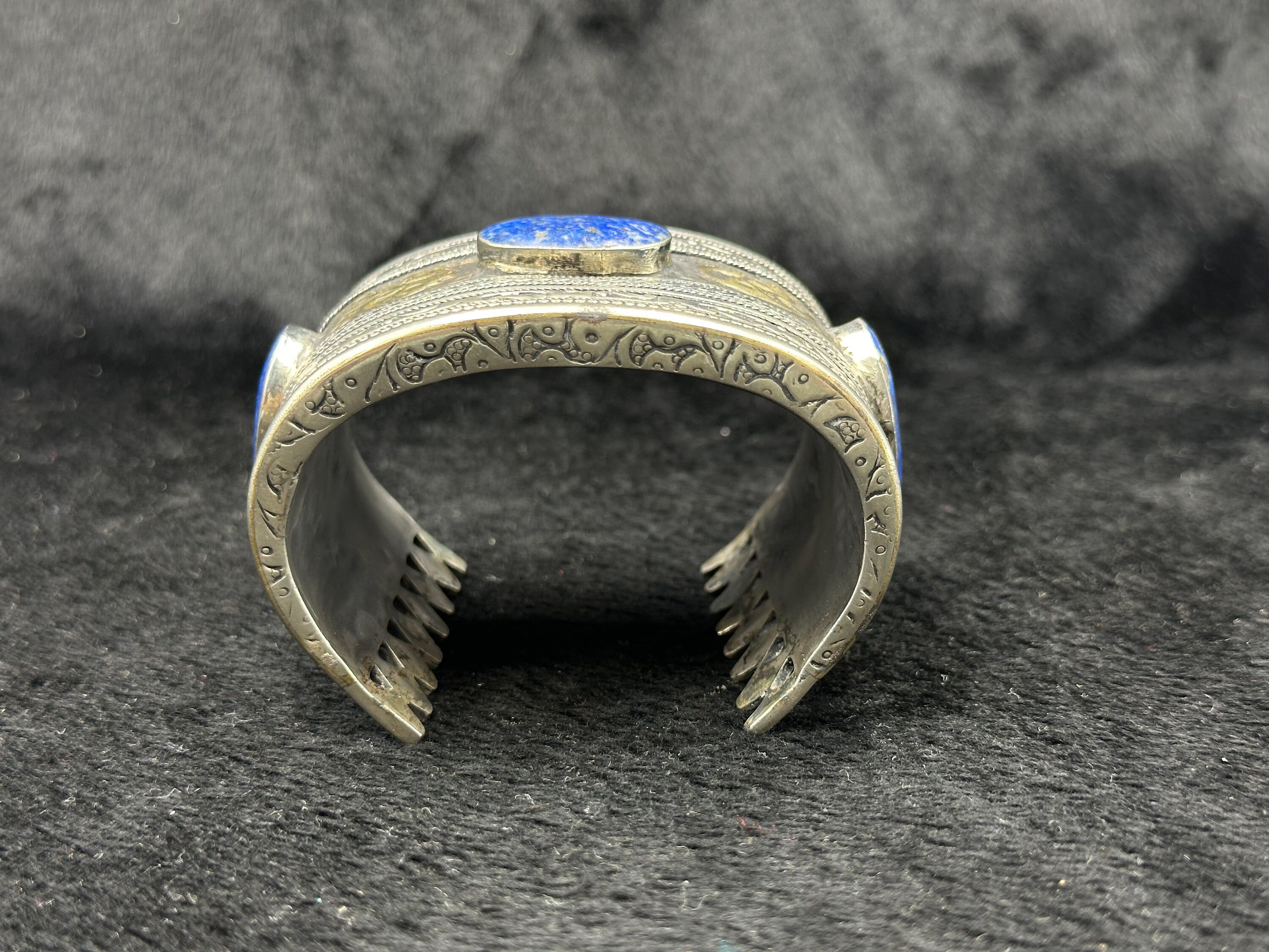 アフガニスタン◎ラピスラズリ アンティークバングル 希少】アフガニスタン ラピスラズリバングル シルクロード