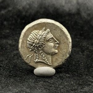 Ancient Greek King Silver Plated Cicra 3rd Century BC Beautiful Condition Coin