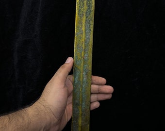 Ancient Roman Old Bronze Gold Gilded Unique Wonderful Big Sword 200 BC