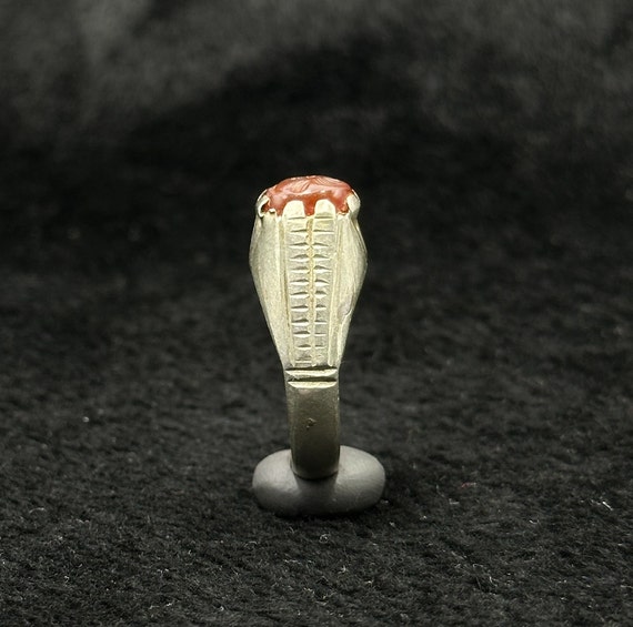 Beautiful Handmade Silver Rare Ring With Intaglio… - image 2