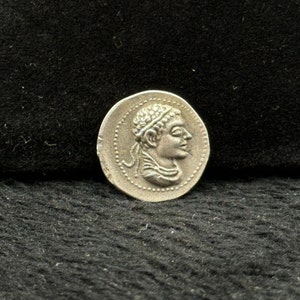 Very Rare Beautiful Ancient Roman Greek Solid Silver Authentic Coin