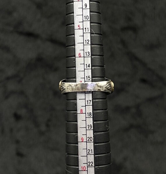 Antique Solid Silver Ring, Islamic Writing Lapis … - image 7