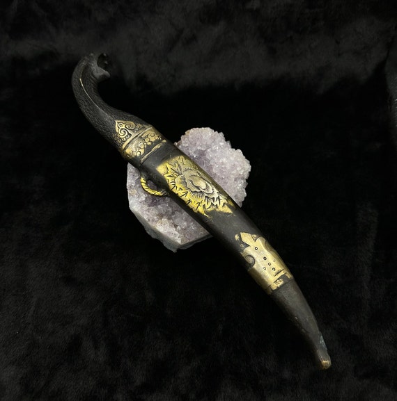 アンティーク　短剣 美しいヴィンテージのユニークなムガール帝国の古いブロンズ製