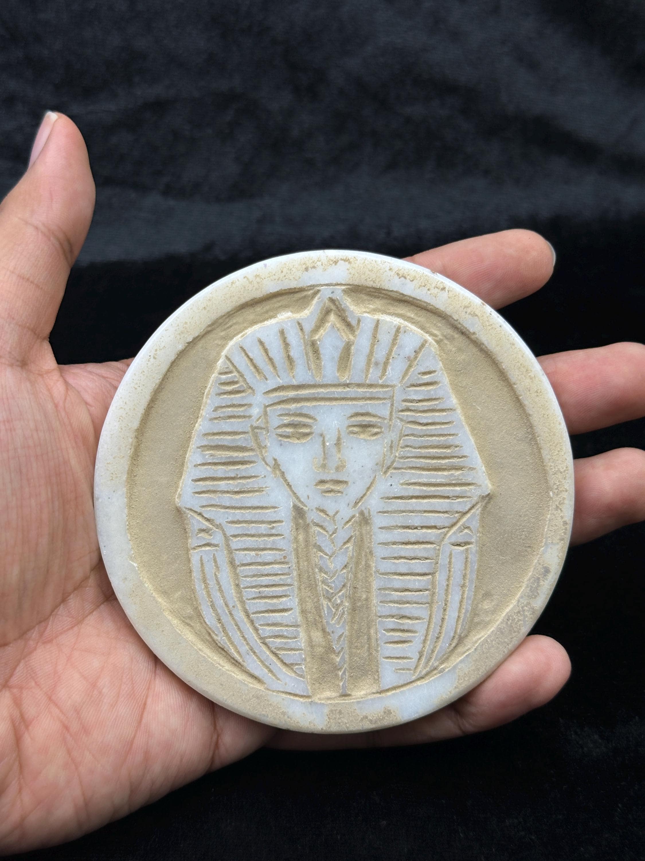 古代の文字を描いた非常に古いエジプトの石のレリーフタイル - Etsy 日本