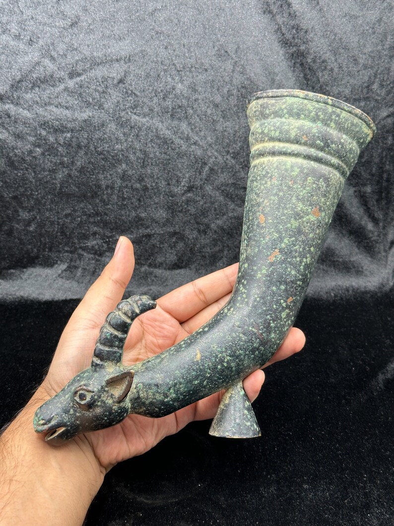 Ancient Greek Bronze Wine Rhyton in Form of an Animal 300 BC - Etsy
