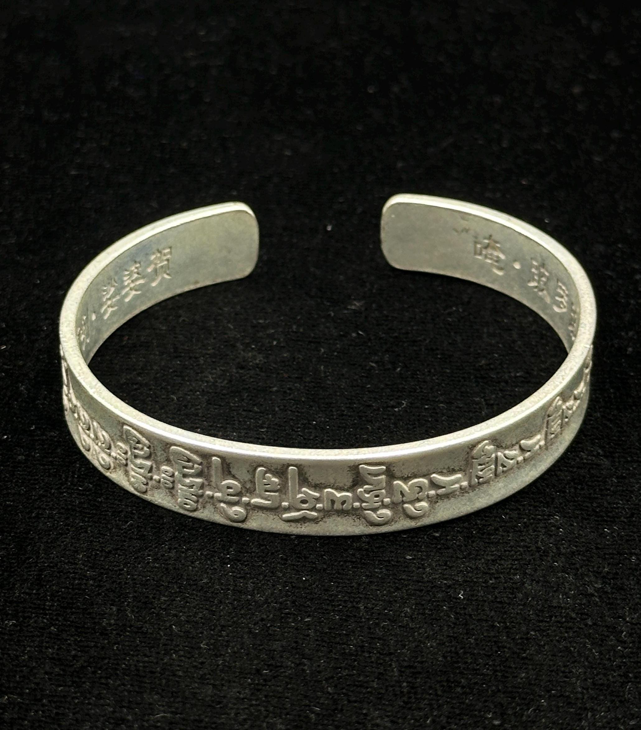 アクセサリー Tibet vintage- bangle Vintage Beautiful Tibetan Silver Adjustable Handmade Carving