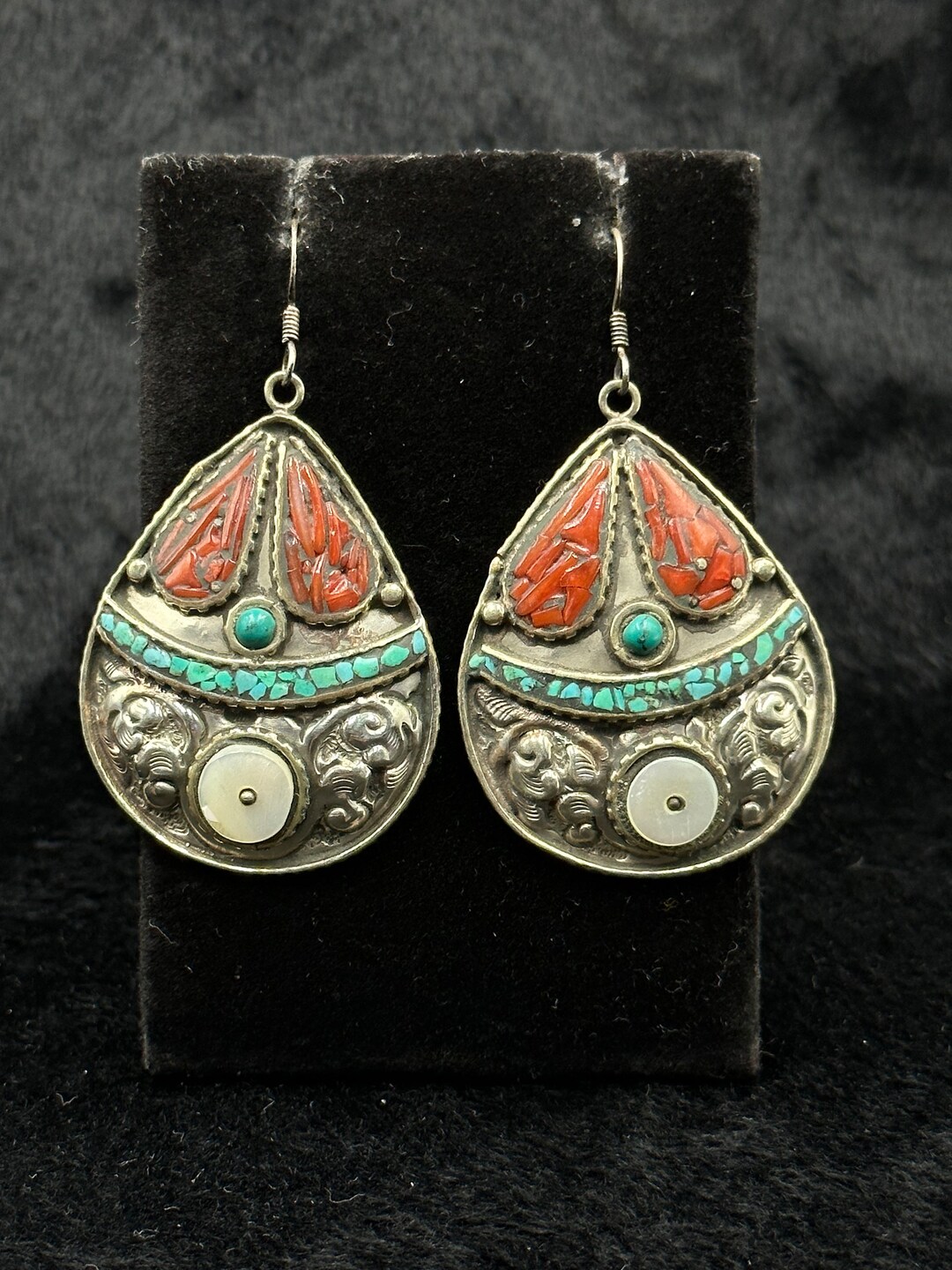 Tibetan Teardrop Earring main image 0