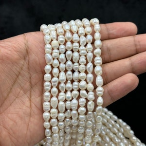 Natural Good Quality Genuine Freshwater Pearls Strands For Jewelry Making