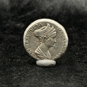 Denarius Coin AR ULPIA MARCIANA sister of imp Trajanus Roman Silver Plated Coin