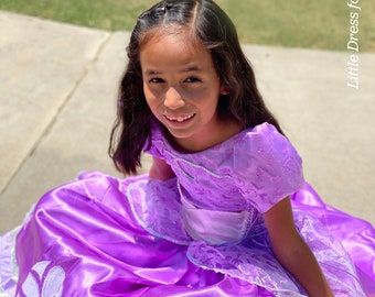 Sofia The First/Princess Dress,Princess Sofia The First Girl Dress,Spring Princess Dress,Birthday Girl Dress,Princess Dress Girl