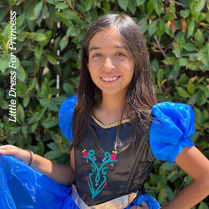 Princess Anna Dress /Inspired Disney Princess Anna Dress/Ball Gown Style for Toddlers,Child, Girl/Anna Dress/Anna Girl Dress/Anna Dress Girl