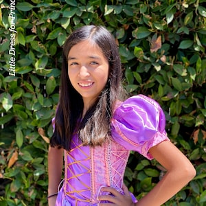 Rapunzel Princess Dress /Tangled Dress Girl/ Inspired Disney Princess Rapunzel Dress/Ball Gown Style for  Toddler,Child,Girl/Princess Dress