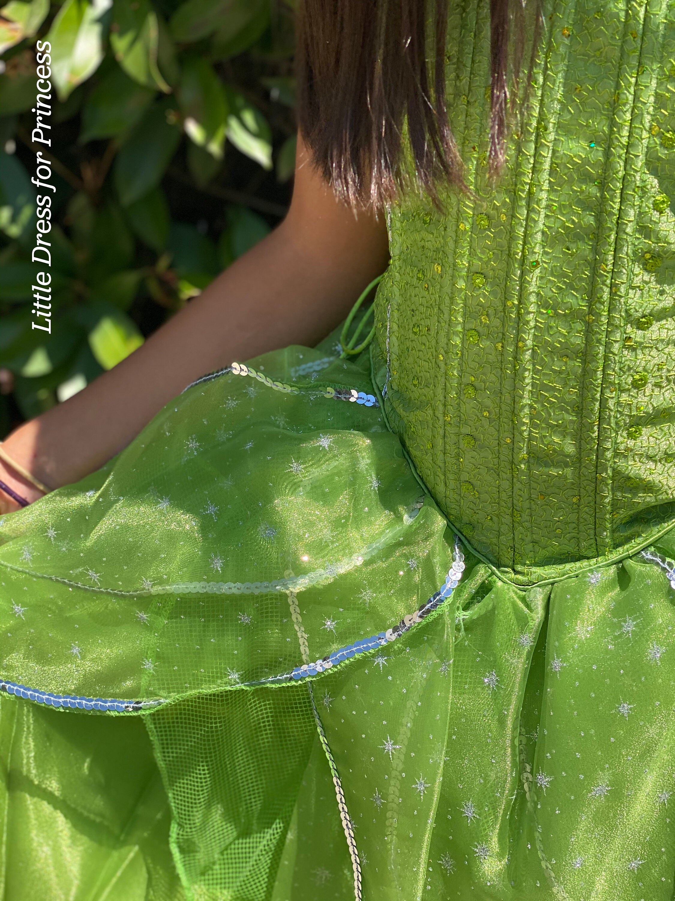 green emerald velvet dress Tinkerbell costume dress – LoverDovers
