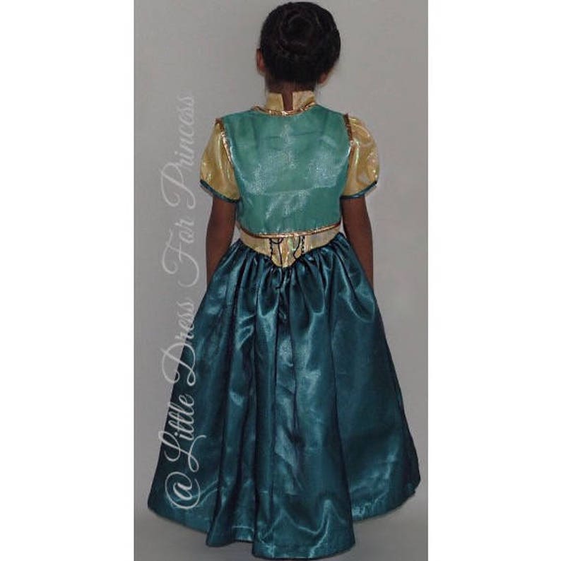 Princess Anna Coronation Girl Dress/Inspired Disney Princess Anna Dress/Ball Gown Style for Toddler, Child, Girl/Coronation Anna Princess image 9