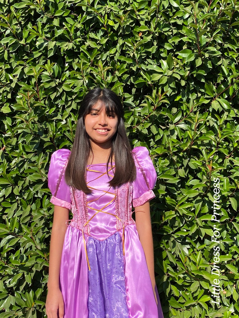 Rapunzel Princess Dress /tangled Dress Girl/ Inspired Disney - Etsy