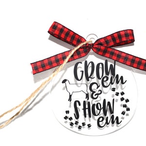 Pig Ornament, Lamb 4H, 4H Ornament, FFA Ornament, Cow Ornament, Chicken Ornament, Pig Ornament, Rabbit Ornament, Lamb 4h, Steer Ornament