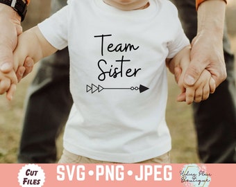 Team Sister Cut File, Team Sister svg, Sister Crew svg, Team Sister Instant download, Sister Squad svg, New to Crew svg, Sister Shirt, png