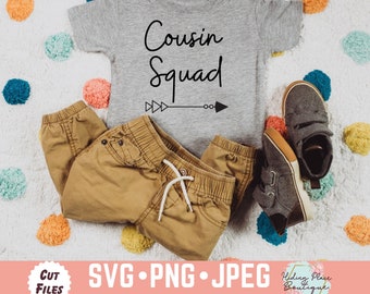 Cousin Squad SVG, Cousin Squad Shirt, Cousin PNG, Toddler Cousin, Cousin Crew SVG, Future Cousin, Big Cousin svg, jpeg, png instant download