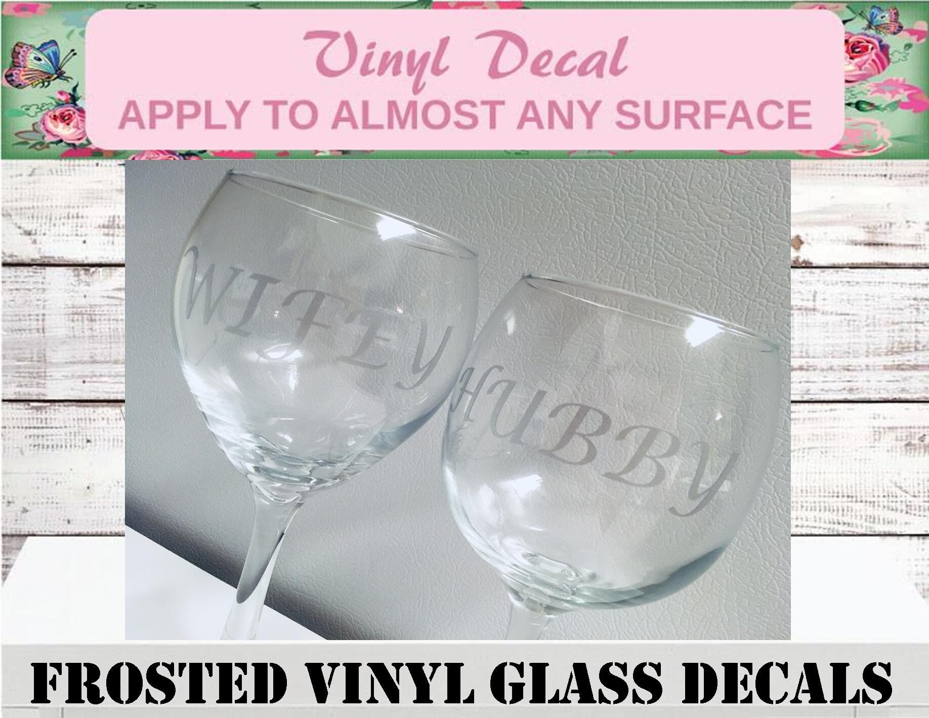 Sale Name Decals Frosted Decals Party Cup Decal Glass Etsy