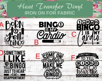 Bingo Shirt, Bingo Iron On, Bingo Queen, Crazy Bingo Lady, Eat Sleep Bingo, Bingo Game, Game Night, Bingo Gift, Bingo Lady Sticker, Party