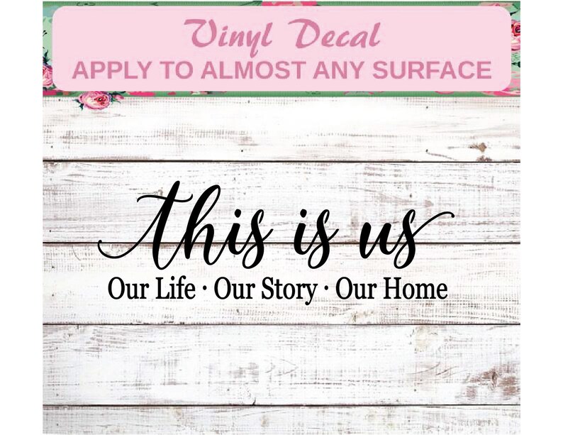 This is Us Wall Decal This is Us Sign Bedroom Decor This is Etsy