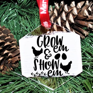 4H Ornament, FFA Ornament, Cow Ornament, Chicken Ornament, Pig Ornament, Rabbit Ornament, Goat Ornament, Lamb Ornament, Steer Ornament