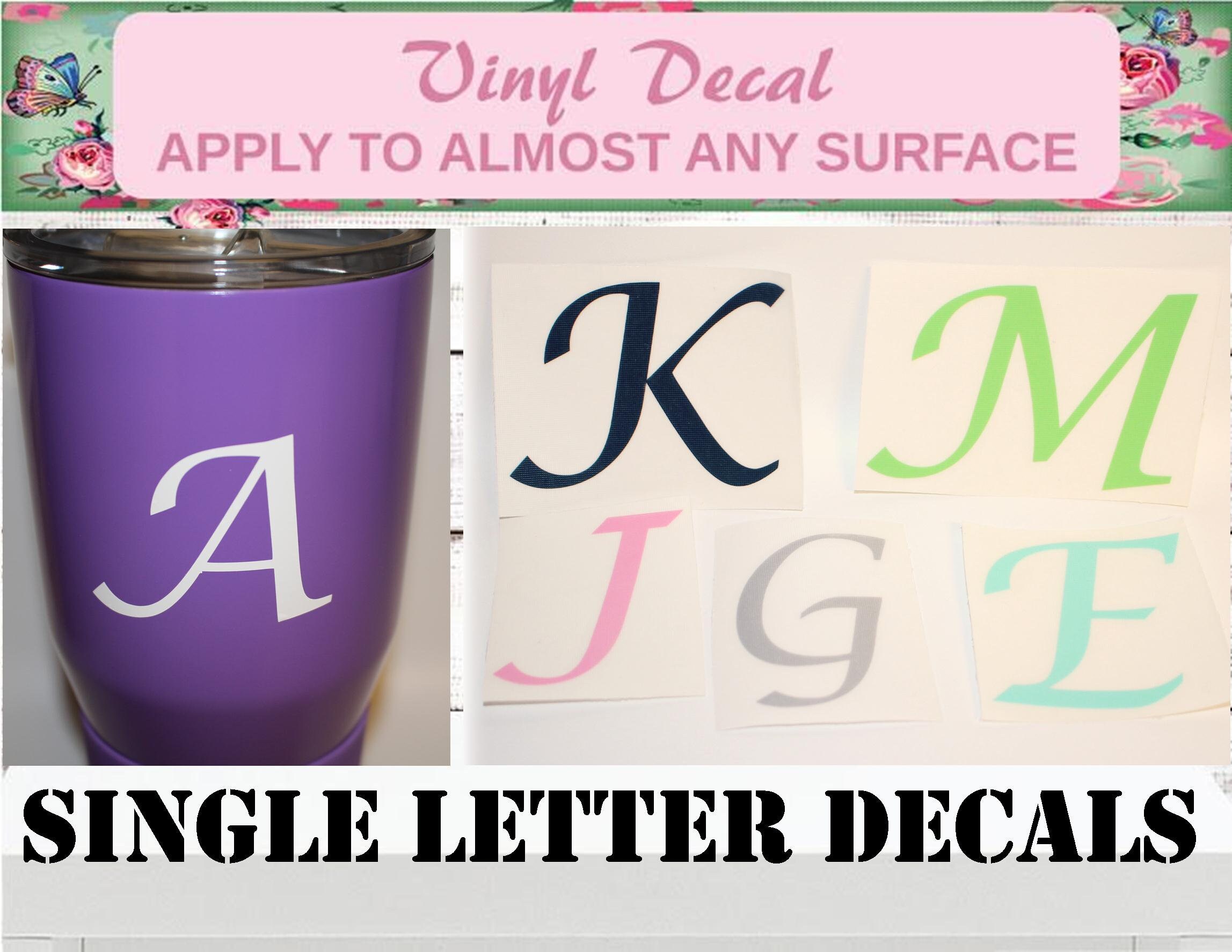 Sale Personalized Letter Decal Letter Decal Letter Sticker | Etsy