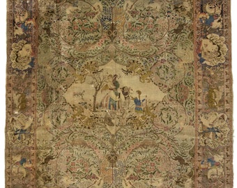 Egyptian Antique Hand-Made Wool Rug