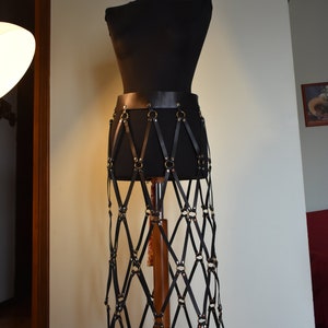 Leather skirt