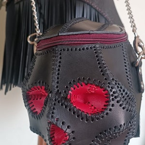 Mod Skull Leather Bag