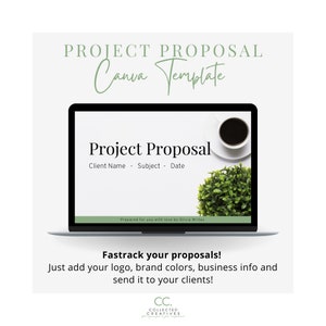 Freelancer Project Proposal Template Canva - Etsy