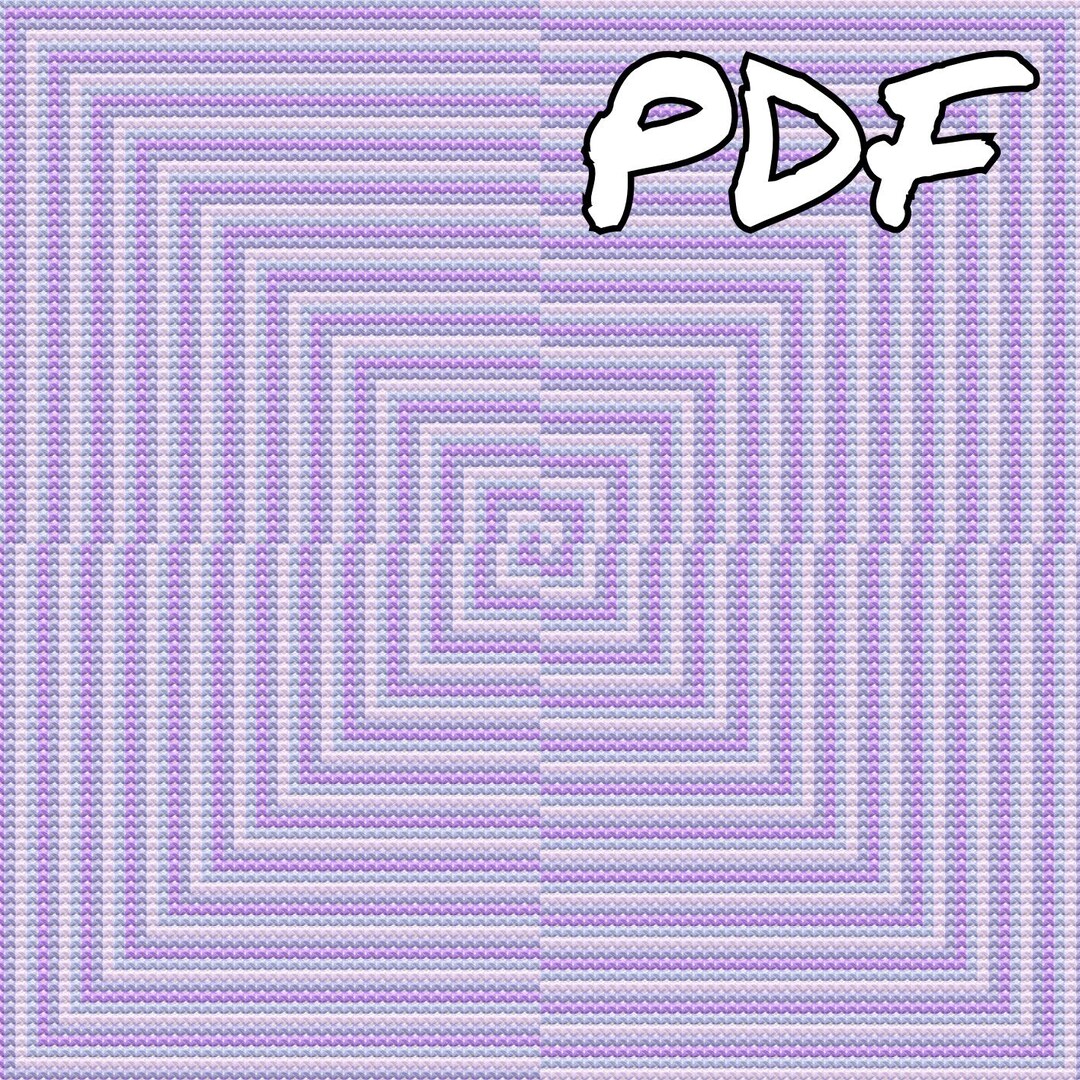 Cross Stitch Pattern | Geometric Style Abstract | Modern | PDF Pattern ...