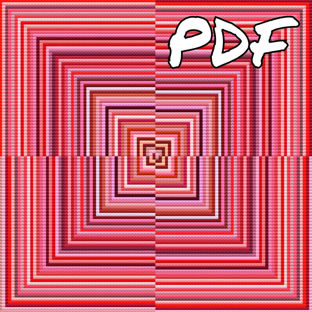 Cross Stitch Pattern | Geometric Style Abstract | Modern | PDF Pattern ...