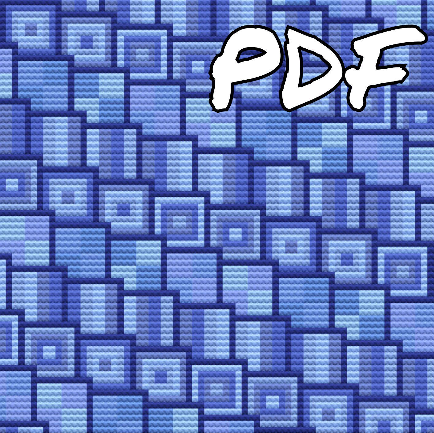 Cross Stitch Pattern | Geometric Style Abstract | Modern | PDF Pattern ...