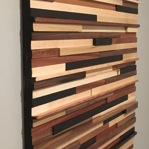 Reclaimed Wood Wall Sculpture Wood Wall Art Etsy