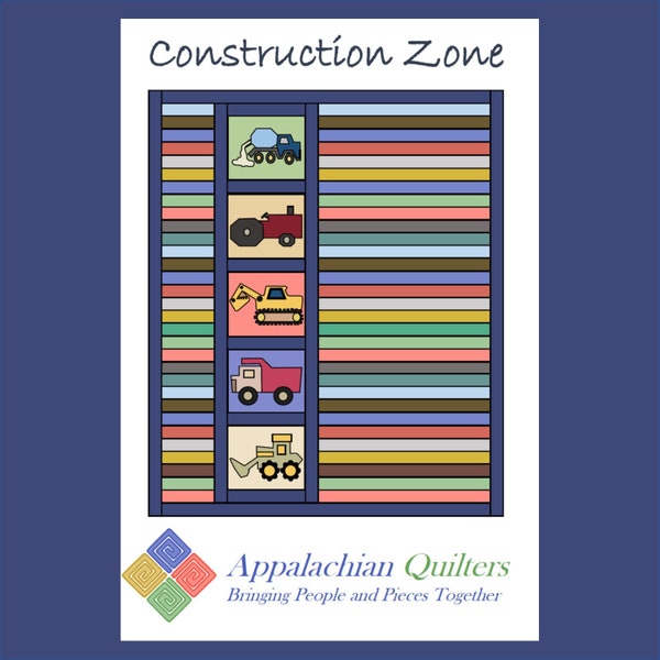 Construction Quilt Pattern - Etsy