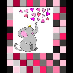 Esmeralda & Edison Elephant Quilt Pattern image 2