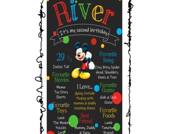 Micky Mouse Clubhouse Inspired Custom/Personalized Poster DIGITAL FILE