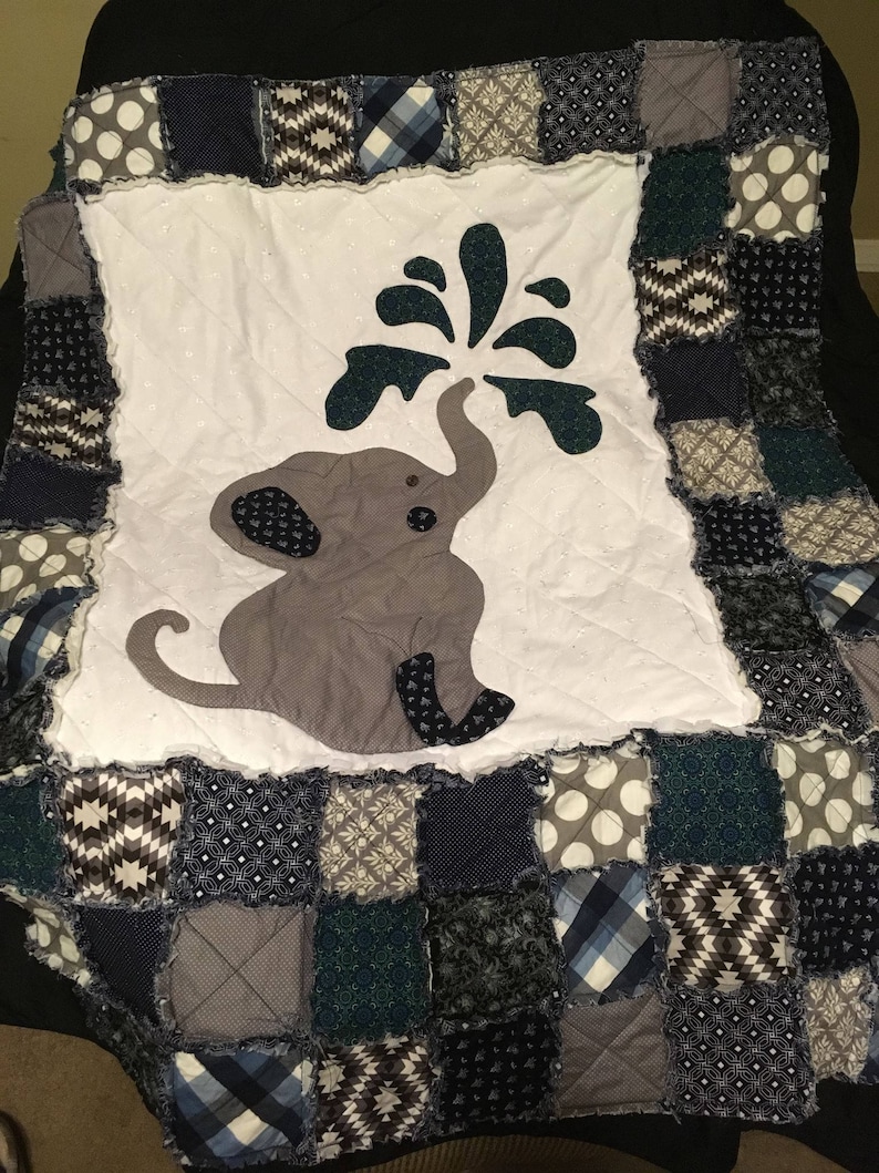 Esmeralda & Edison Elephant Quilt Pattern image 6