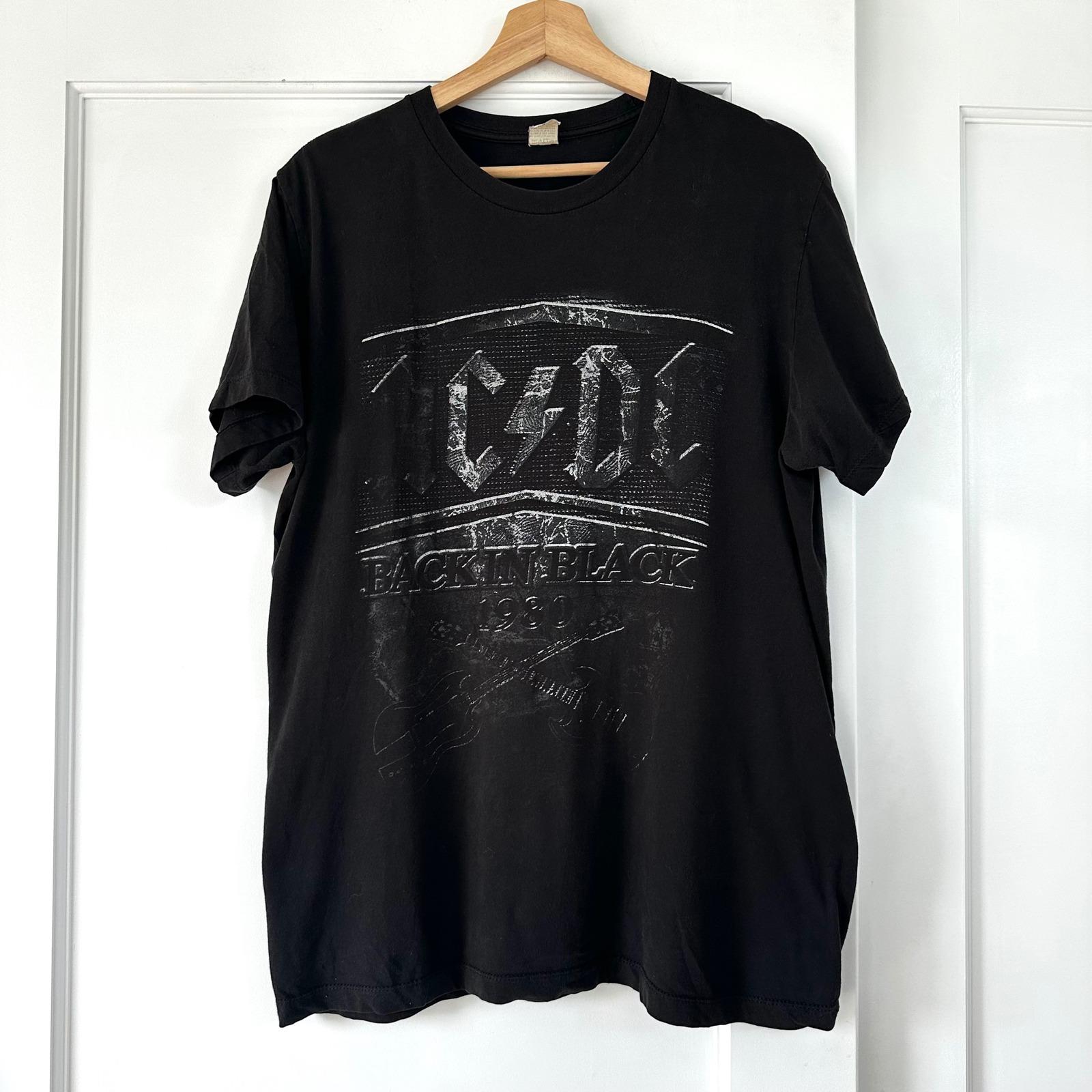 【古着】AC/DC ブラックフェードTシャツ〈Lサイズ〉 Faded Acdc T Shirt - Etsy