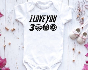 i love you 3000 baby grow