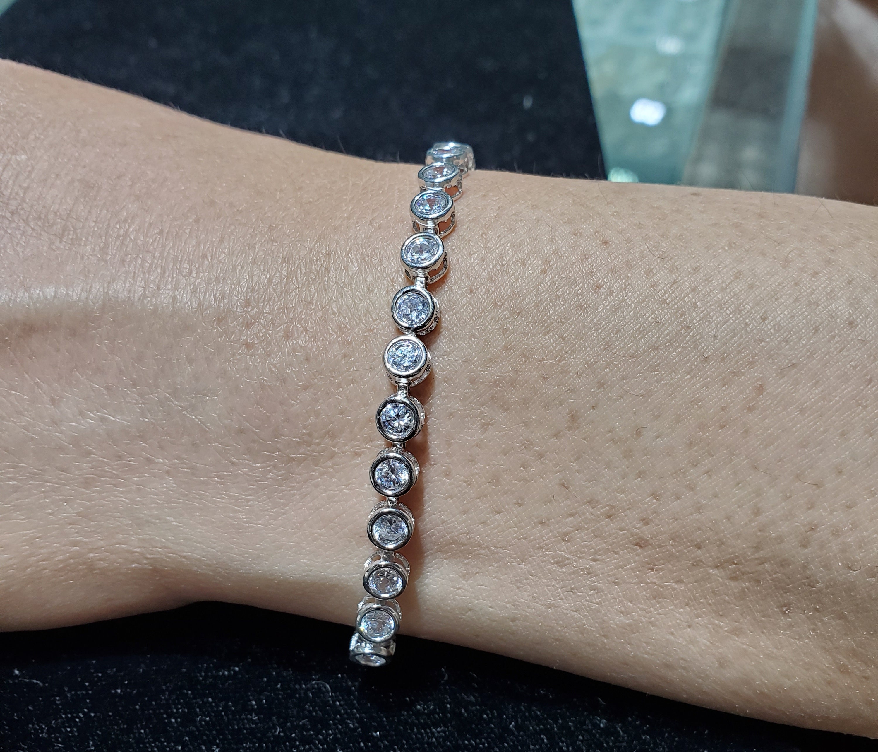 Bracelet diamant tennis 7 carats en or 14 carats bracelet  Etsy Canada
